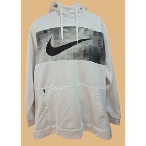Nike Dri-Fit Standard Fit White Hoodie XXL